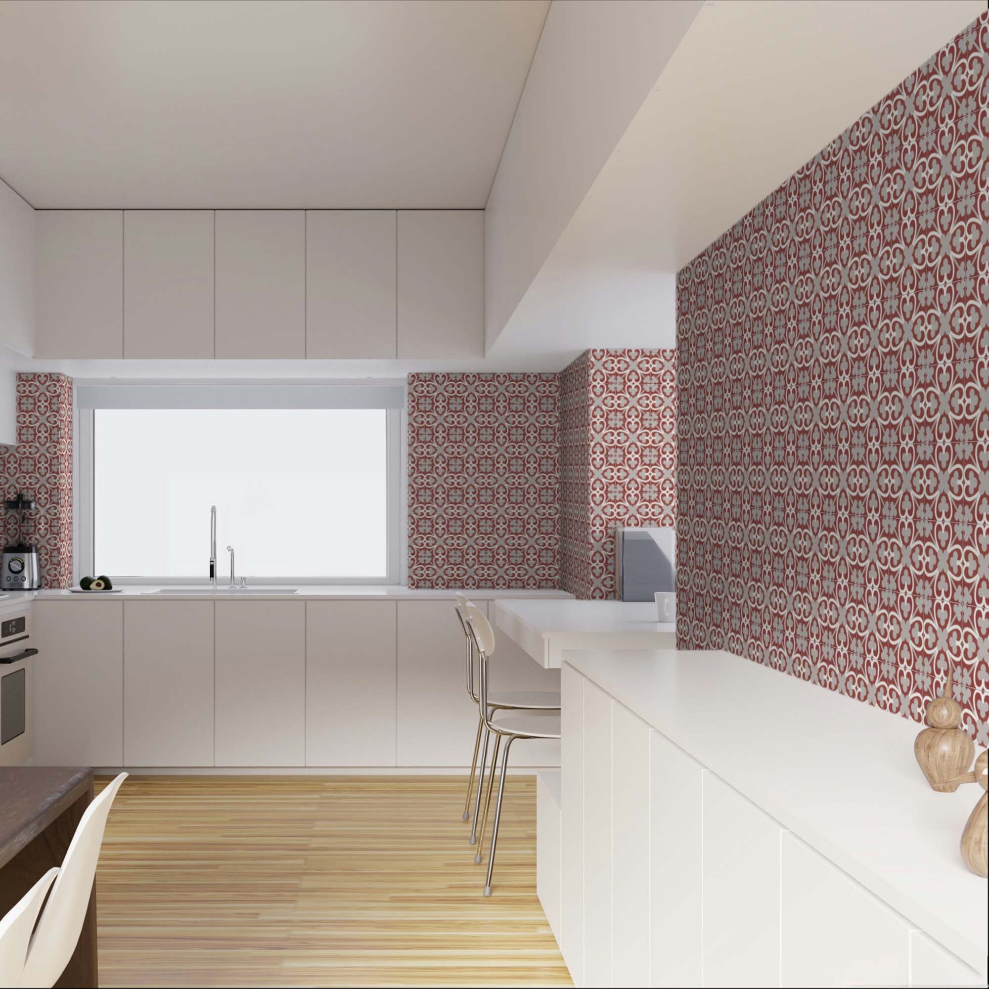 Carrelage effet Carreau ciment Collbato 20x20x1,1 cm Cemira - Sol et mur intérieur