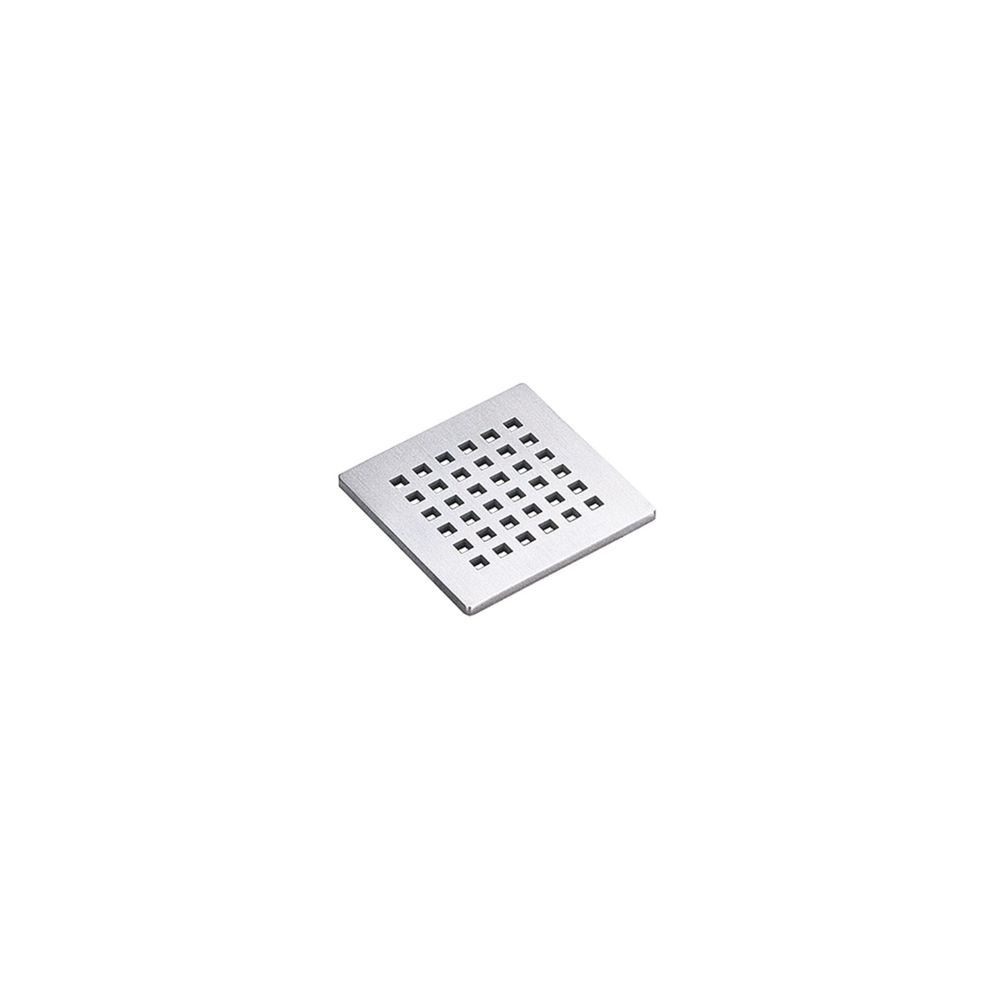 Grille motifs Carrés pour siphon écoulement en un point - Sopro