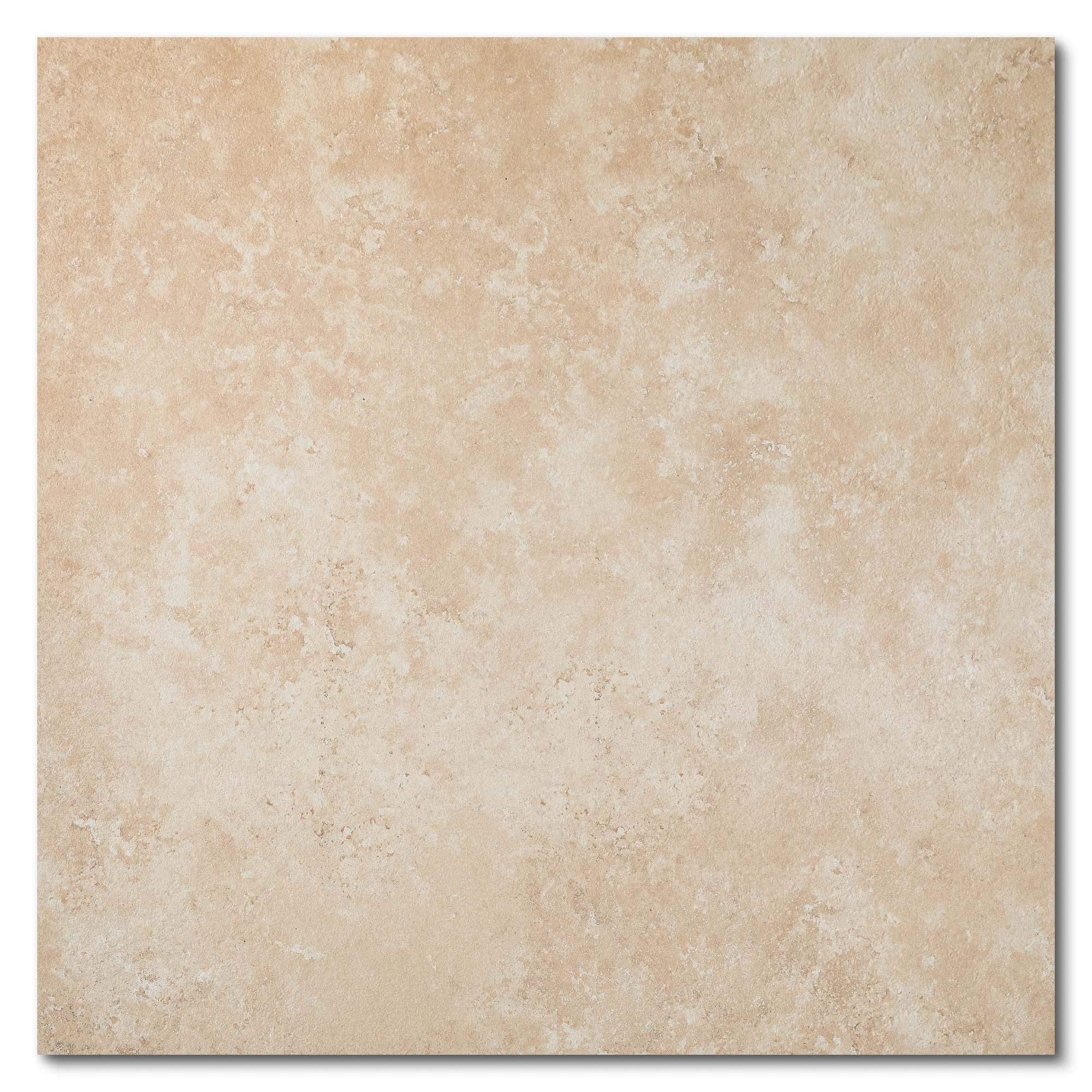 Carrelage effet Travertin Nuancé 60x60x2 cm Pietra - Sol extérieur