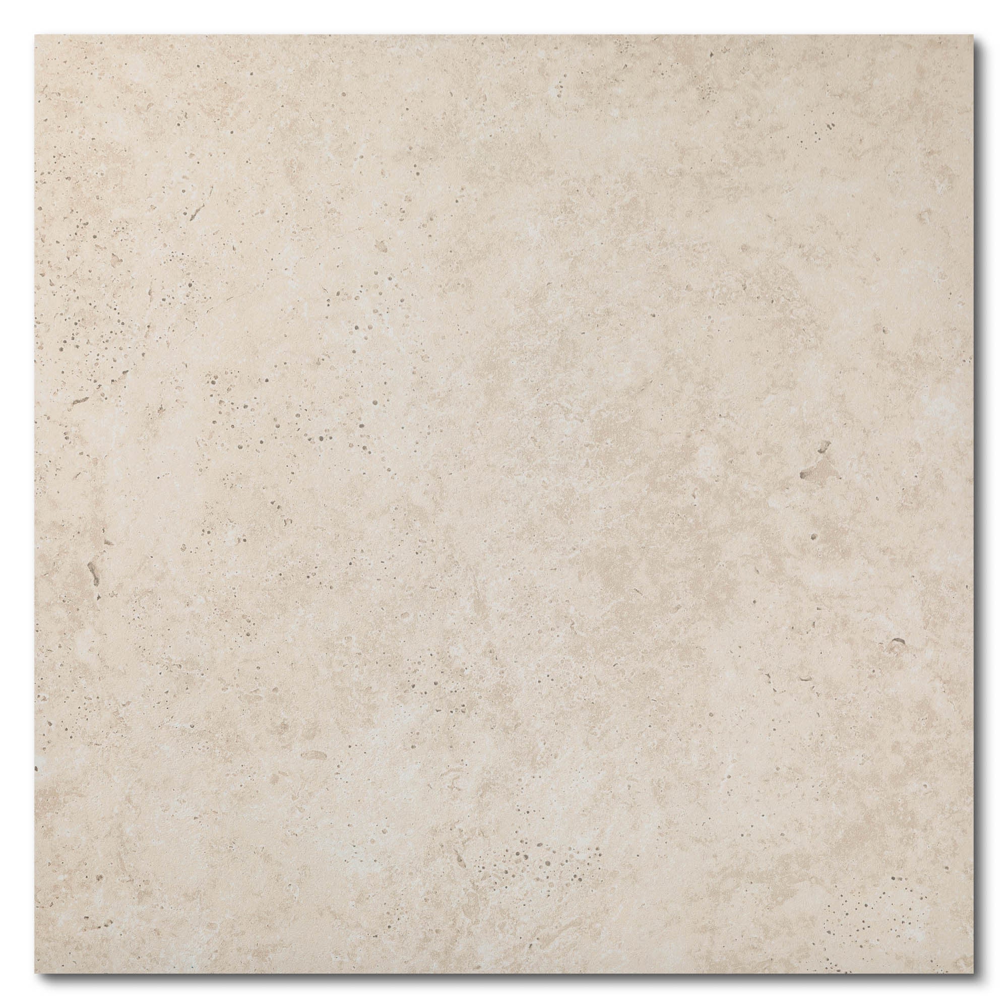 Carrelage effet Travertin Beige 60x60x2 cm Pietra - Sol extérieur