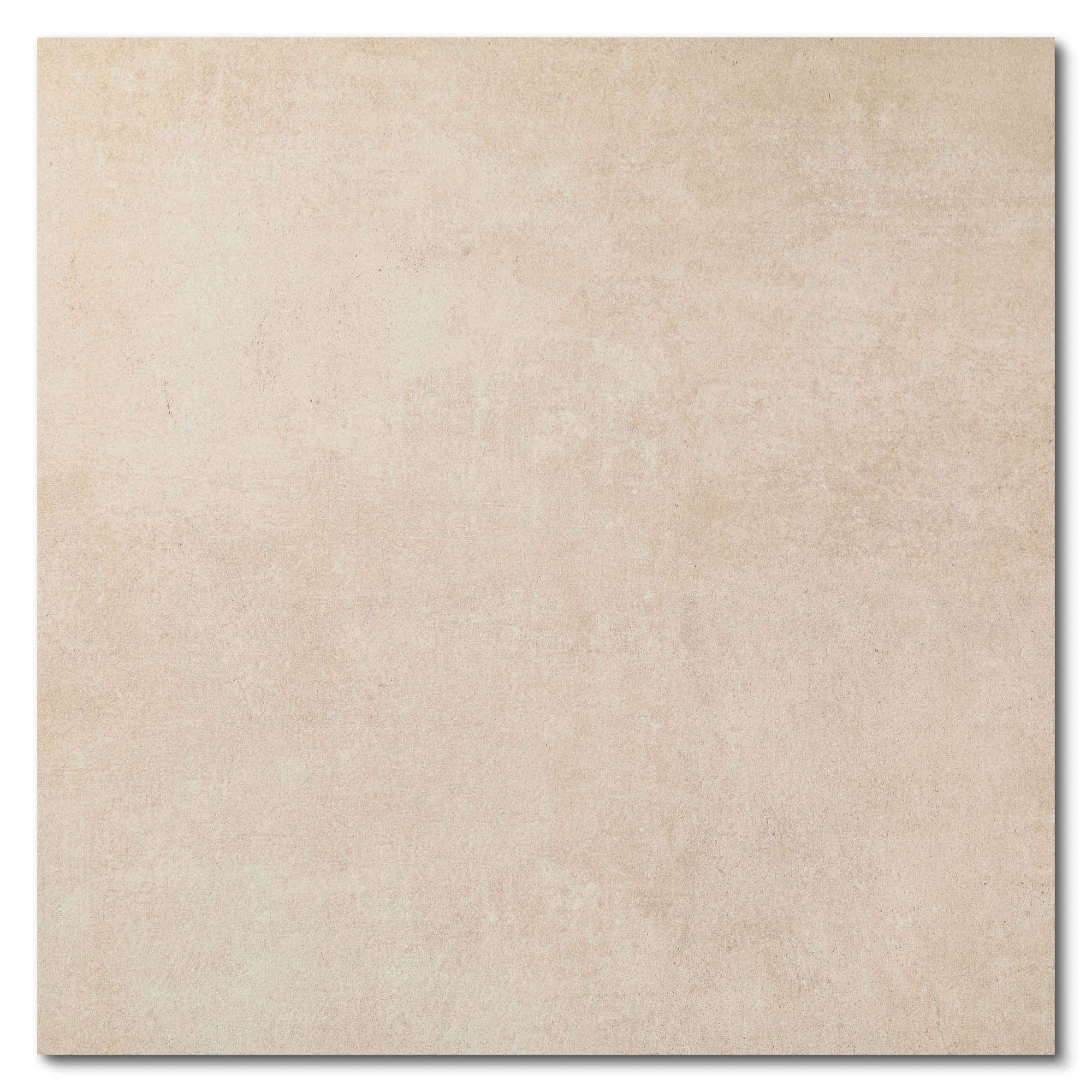 Carrelage effet Béton Beige 60x60x2 cm Cemento - Sol extérieur