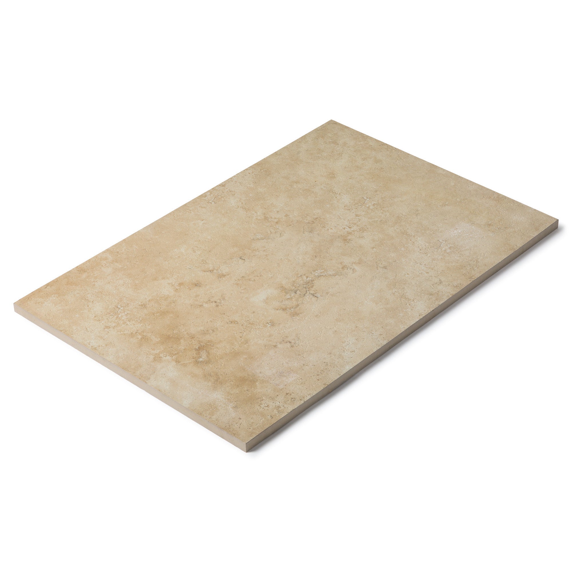 Carrelage effet Travertin Travertin Nuancé 90x60x2 cm Pietra - Sol extérieur