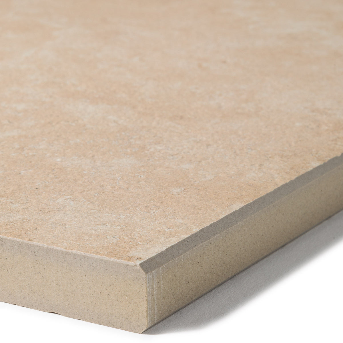 Margelle de piscine effet Travertin Nuancé 60x28x2 cm Bord Droit Pietra