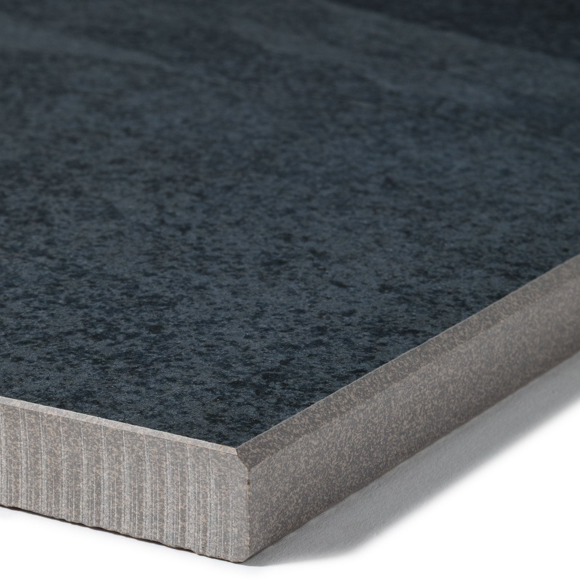 Margelle de piscine effet Ardoise Noire 60x28x2 cm Bord Droit Pietra