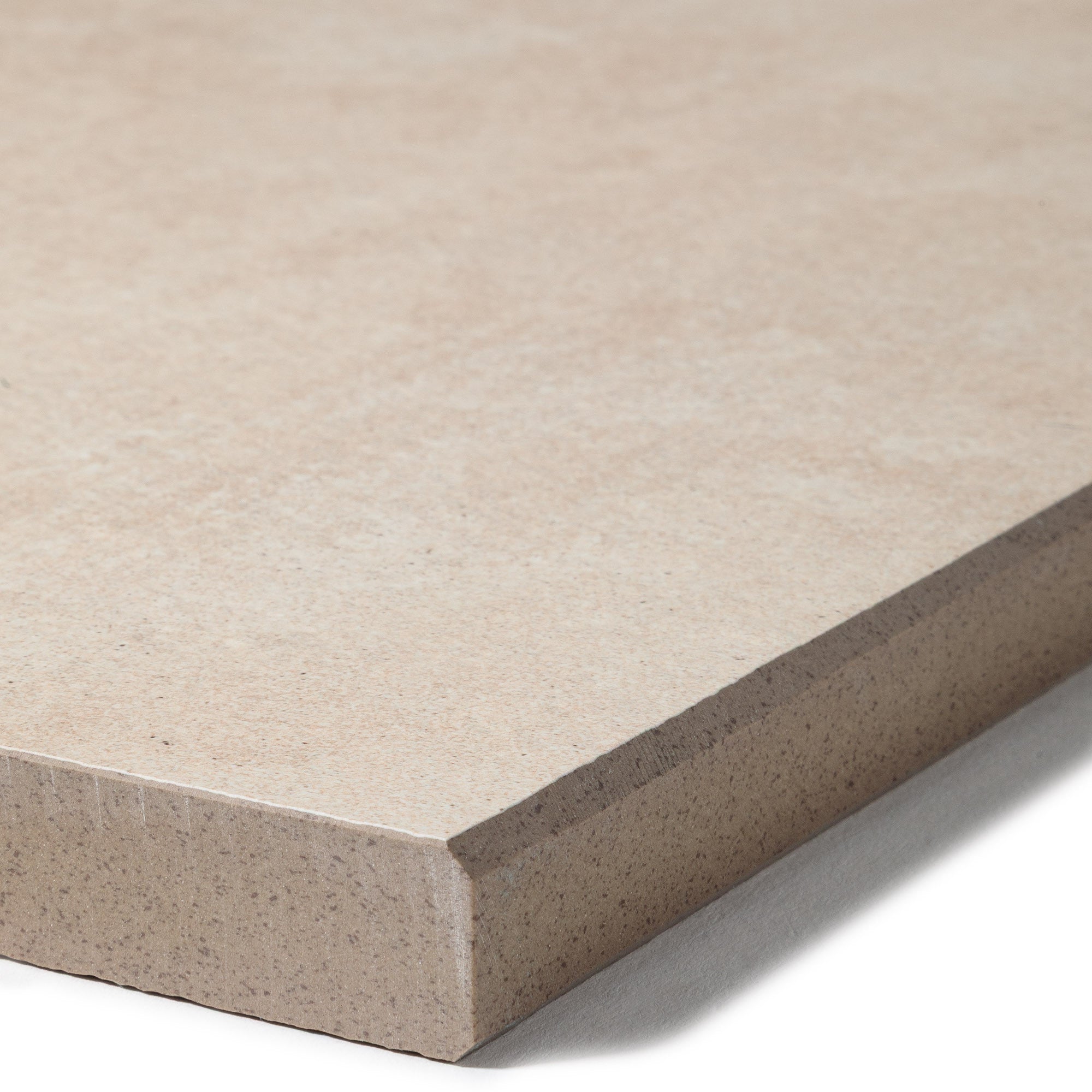 Margelle de piscine effet Béton Beige 60x28x2 cm Bord Droit Cemento