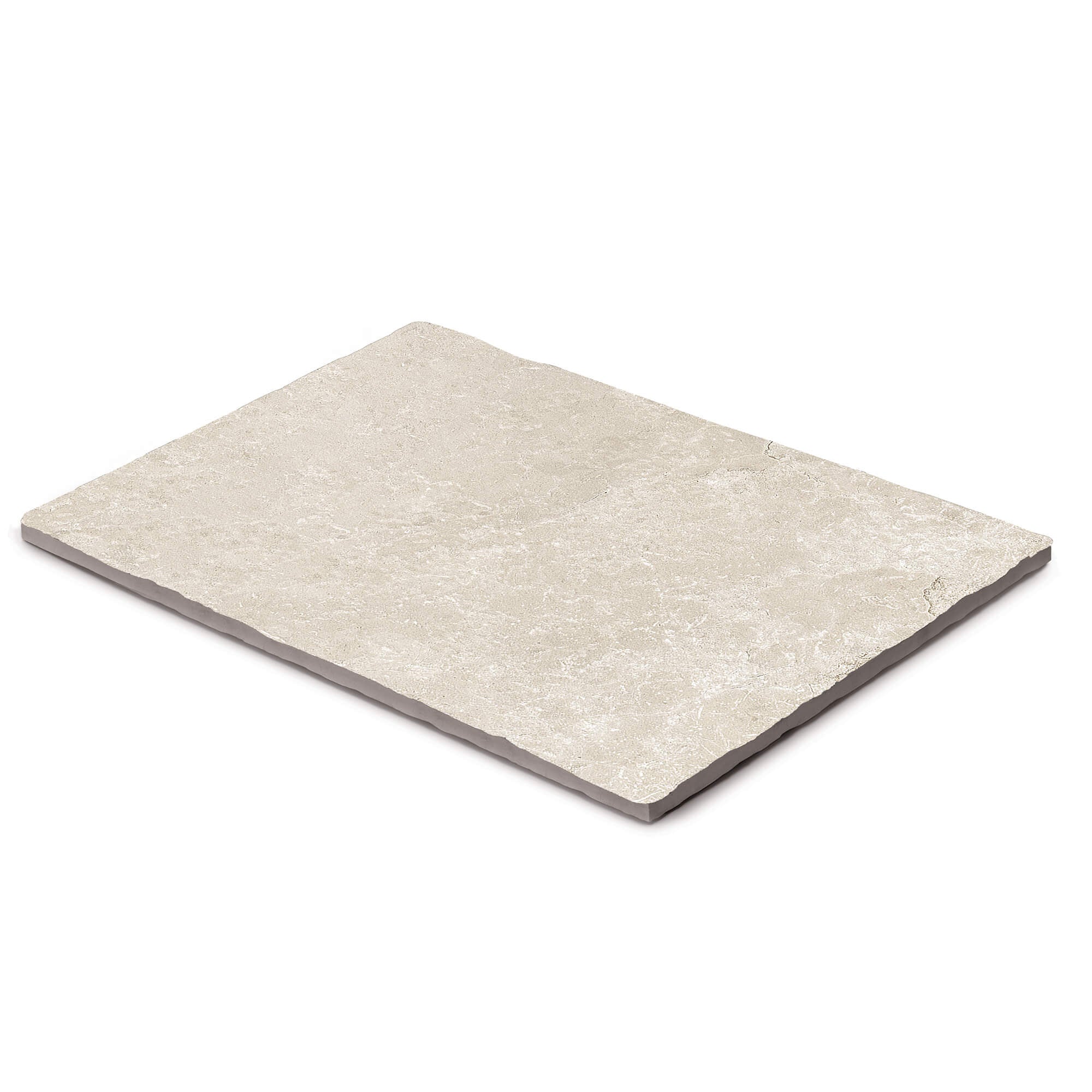 Pas japonais Rectangle Grès cérame effet Pierre Beige 60x40x2 cm