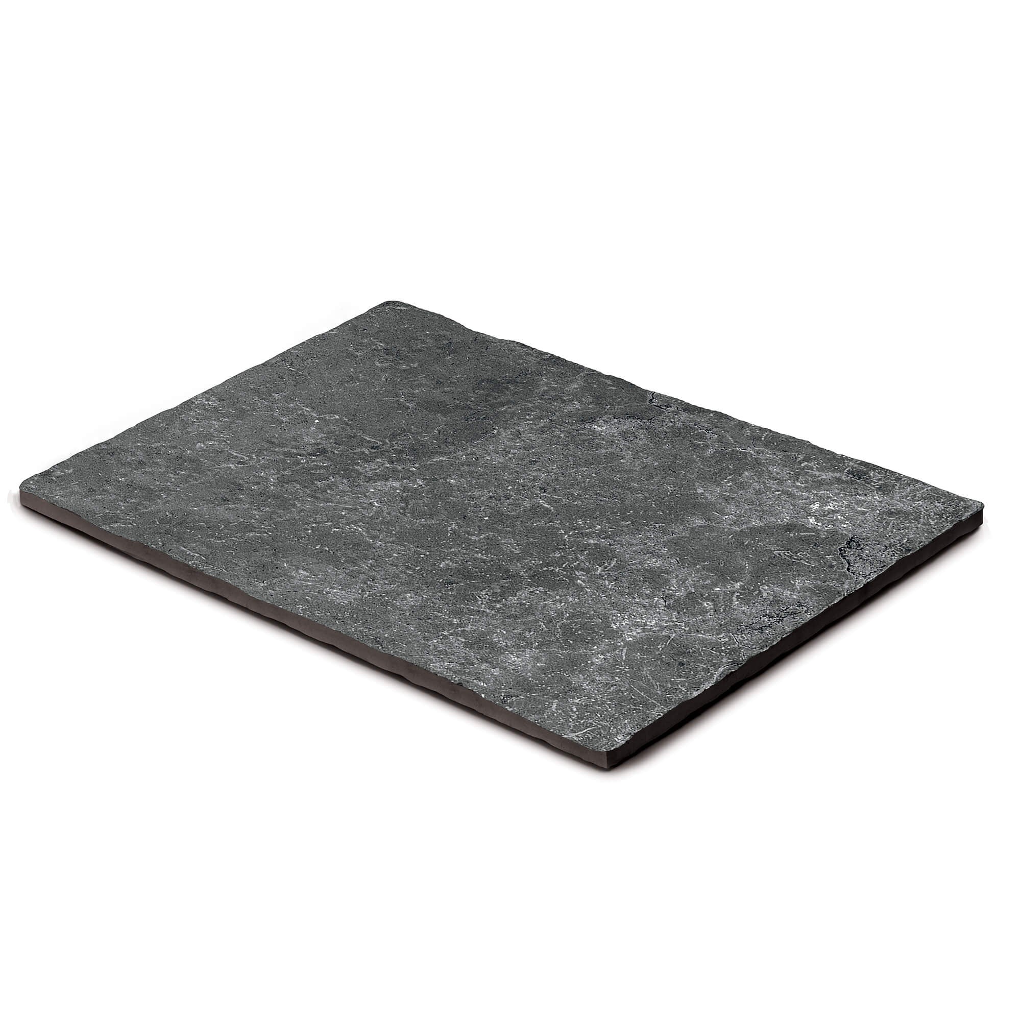 Pas japonais Rectangle Grès cérame effet Pierre Noire 60x40x2 cm