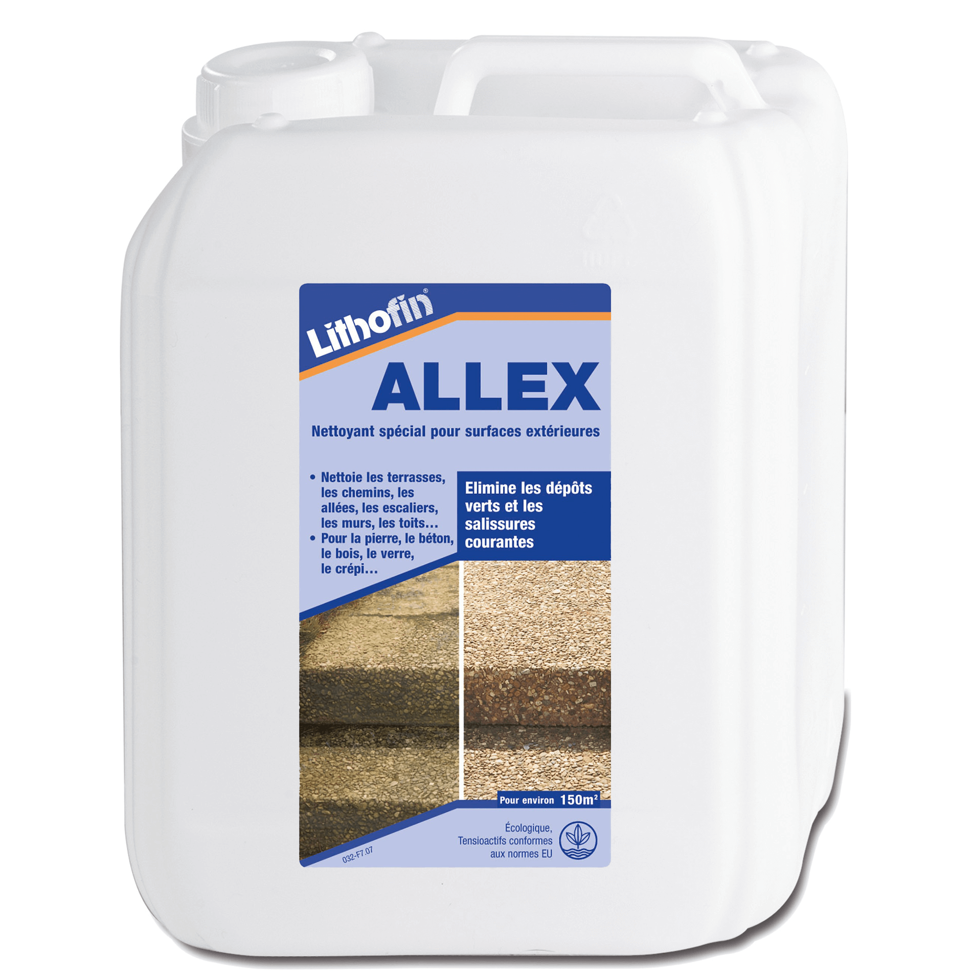 Lithofin Allex 5 L - Nettoyant préventif pour l'extérieur