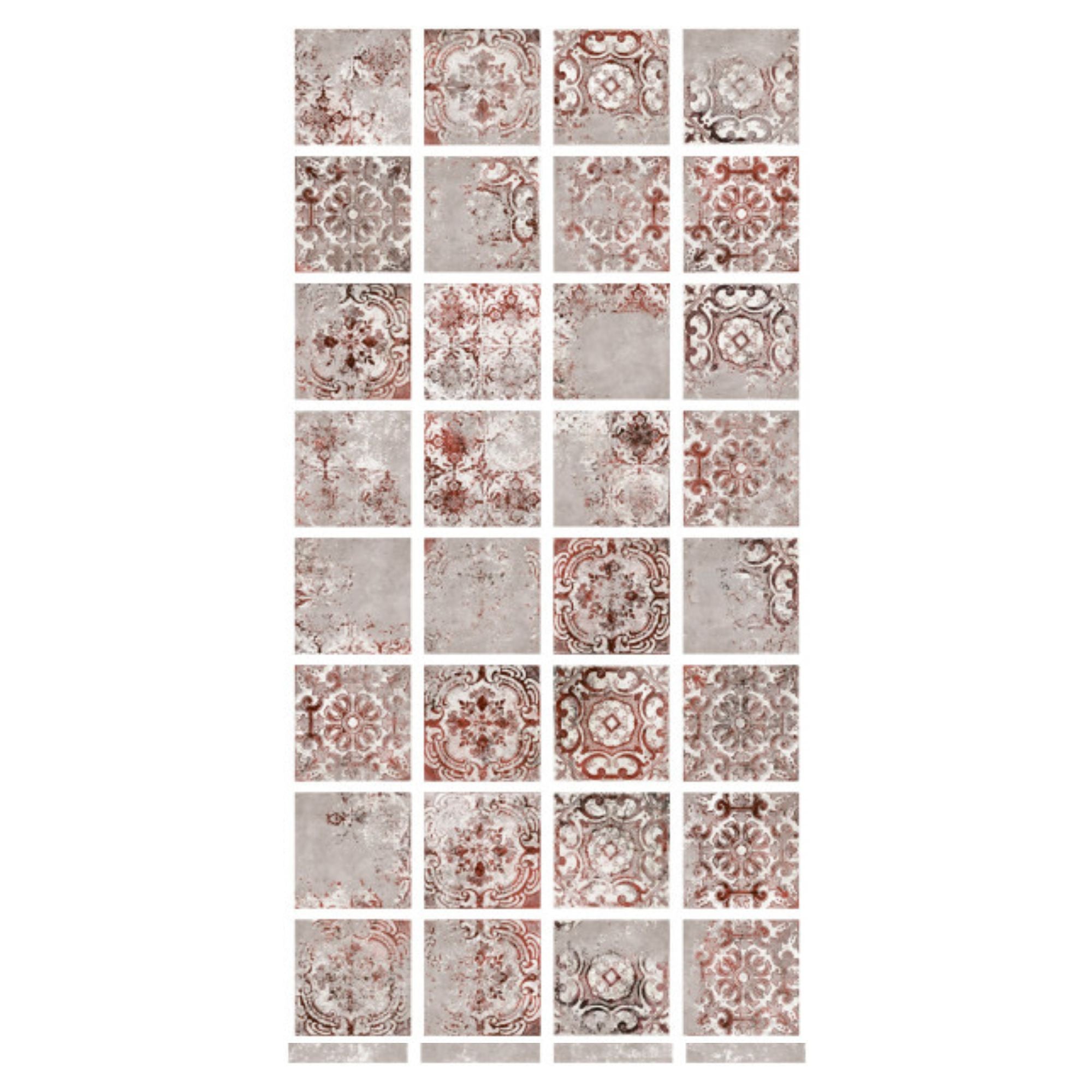 Carrelage effet Carreau ciment Abrera 20x20x1,1 cm Cemira - Sol et mur intérieur