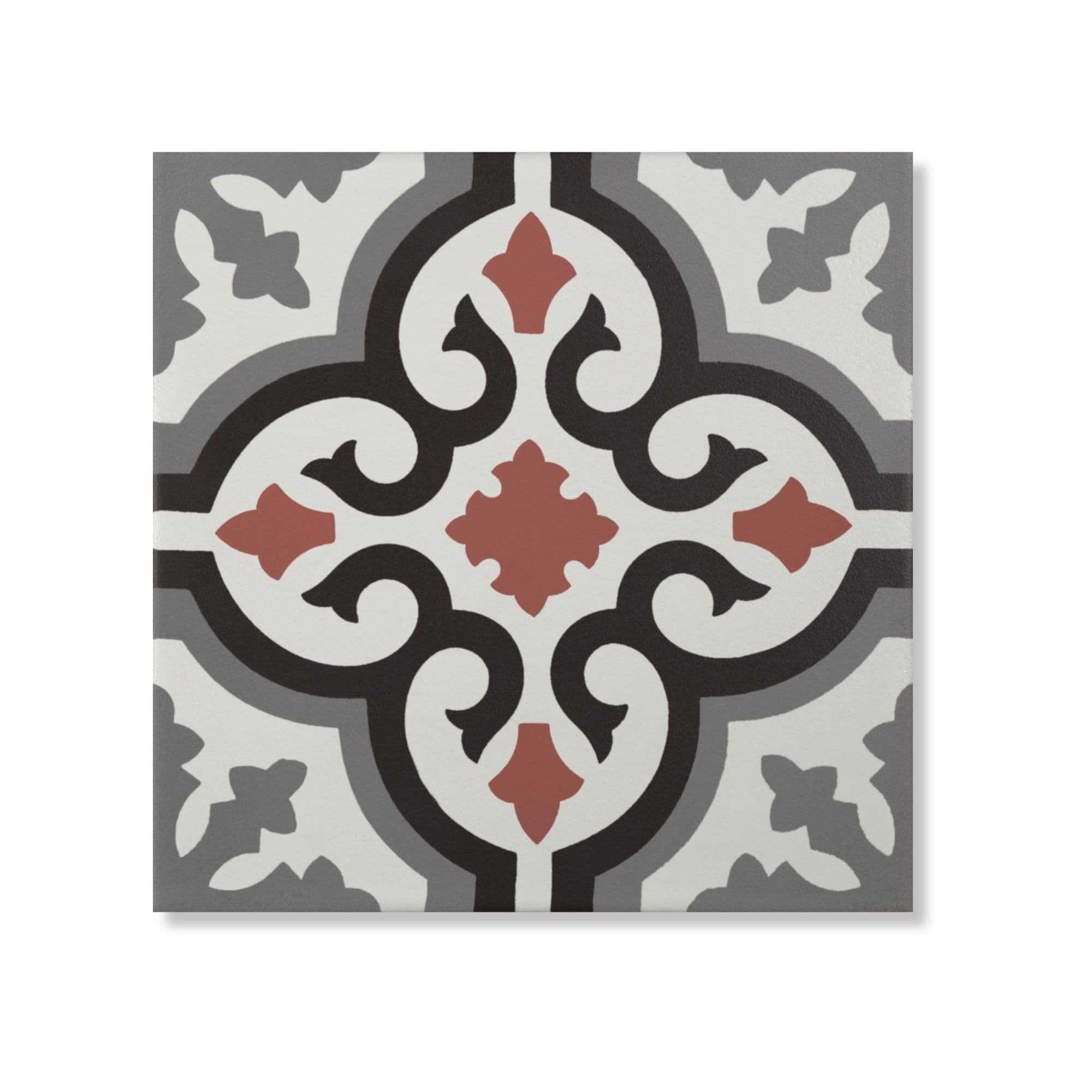 Carrelage effet Carreau ciment Rubio 20x20x1,1 cm Cemira - Sol et mur intérieur