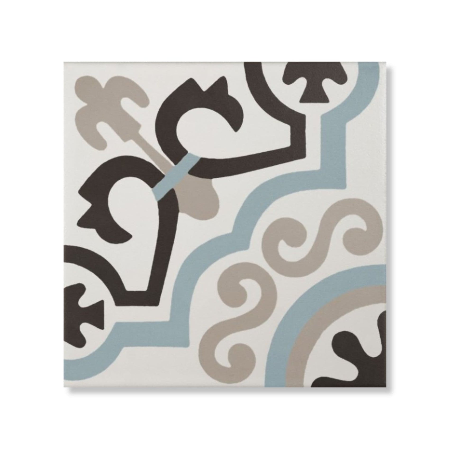 Carrelage effet Carreau ciment Sagas 20x20x1,1 cm Cemira - Sol et mur intérieur