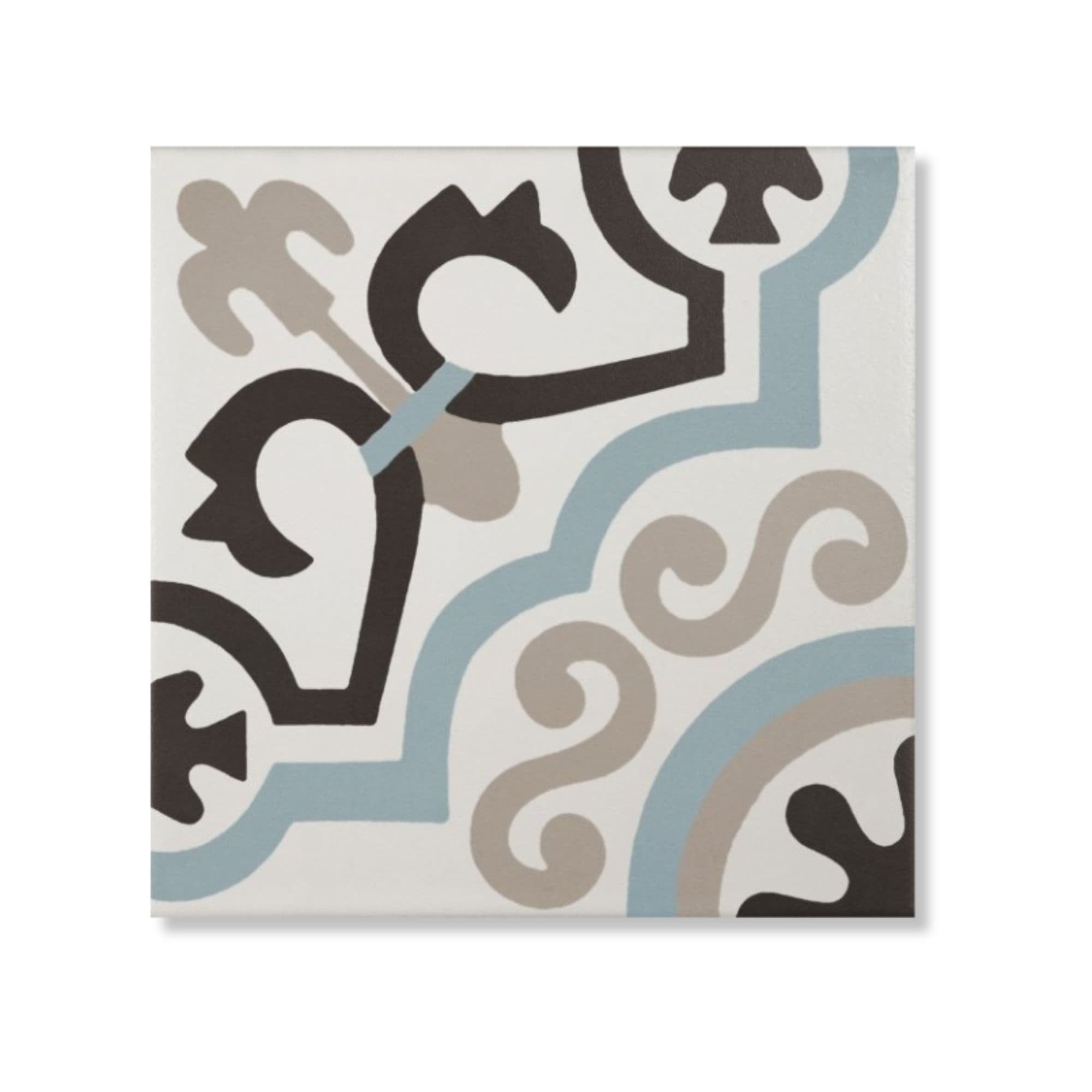 Carrelage effet Carreau ciment Sagas 20x20x1,1 cm Cemira - Sol et mur intérieur