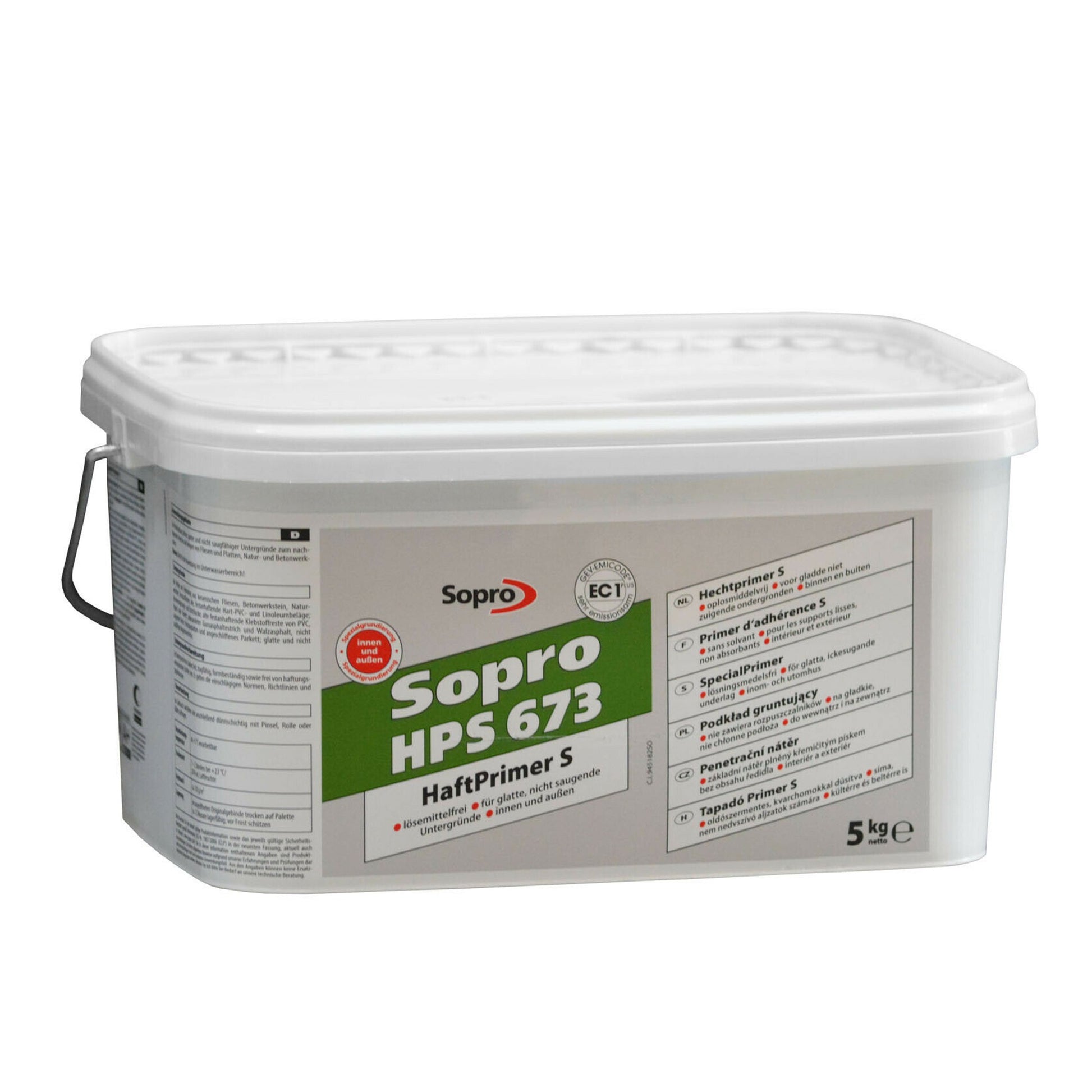 Primaire d'accrochage pour support non absorbant (carrelage, pierre, bois...) - Sopro HPS 673 - 5 kg