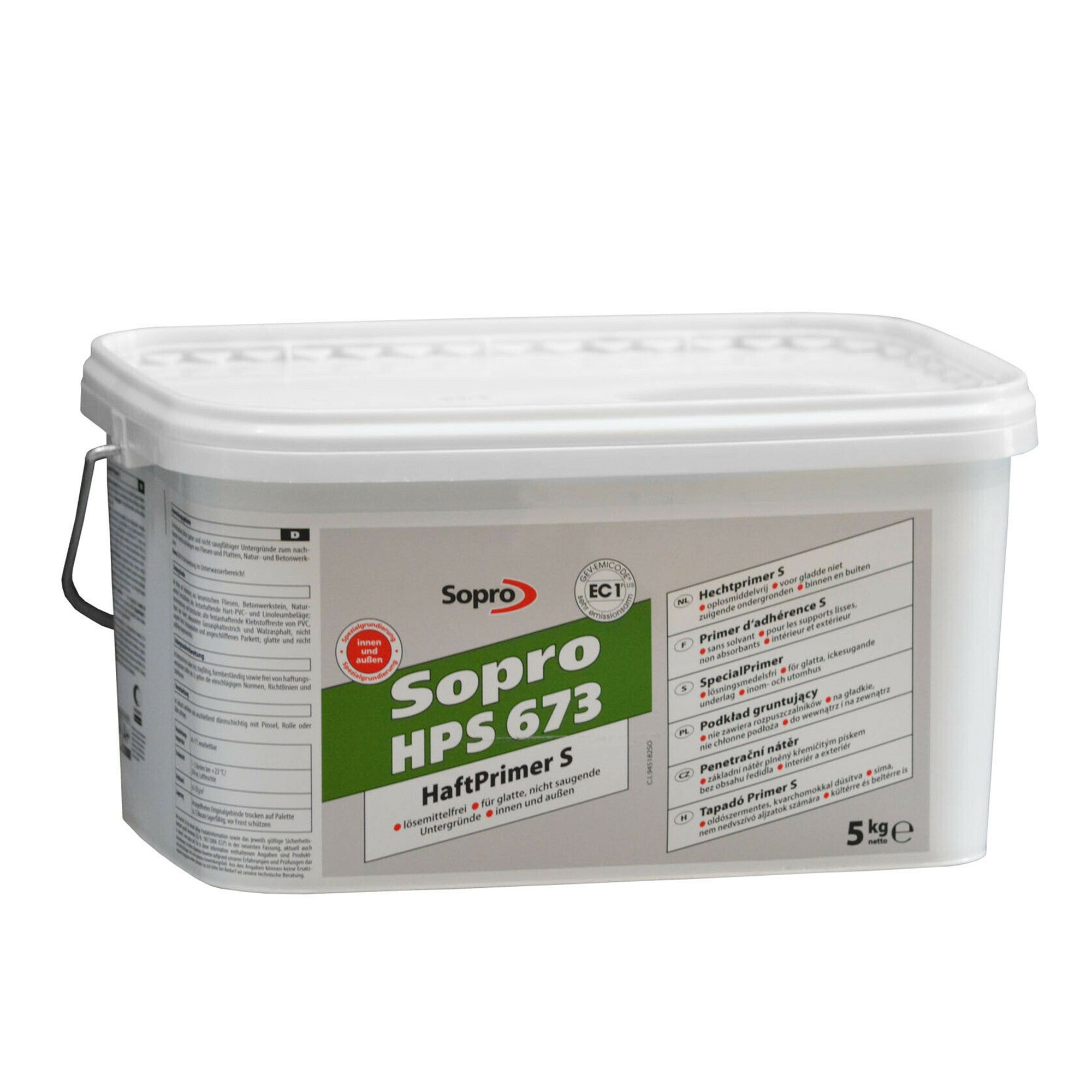 Primaire d'accrochage pour support non absorbant (carrelage, pierre, bois...) - Sopro HPS 673 - 5 kg