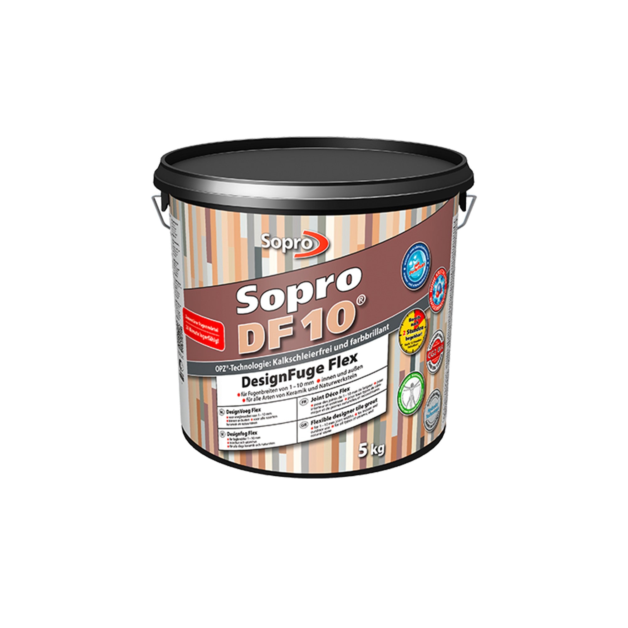 Joint carrelage salle de bains - 1 à 10 mm - Gris 15 - Sopro DF 10 - 5 kg