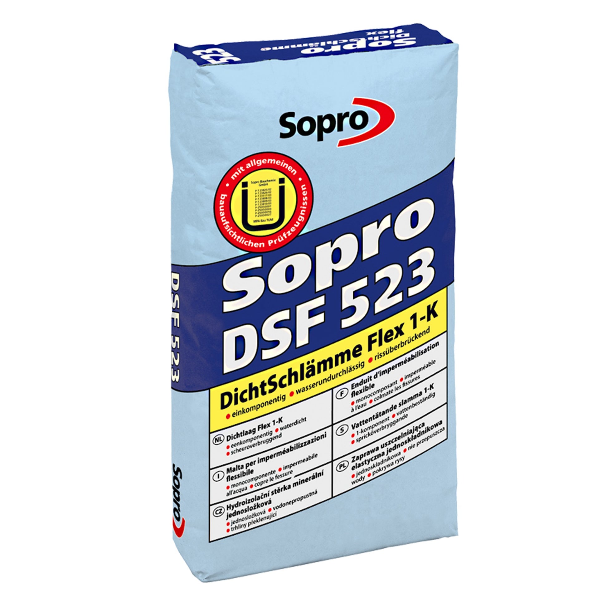 Enduit d'imperméabilisation flexible - Sopro DSF 523 - 20 kg