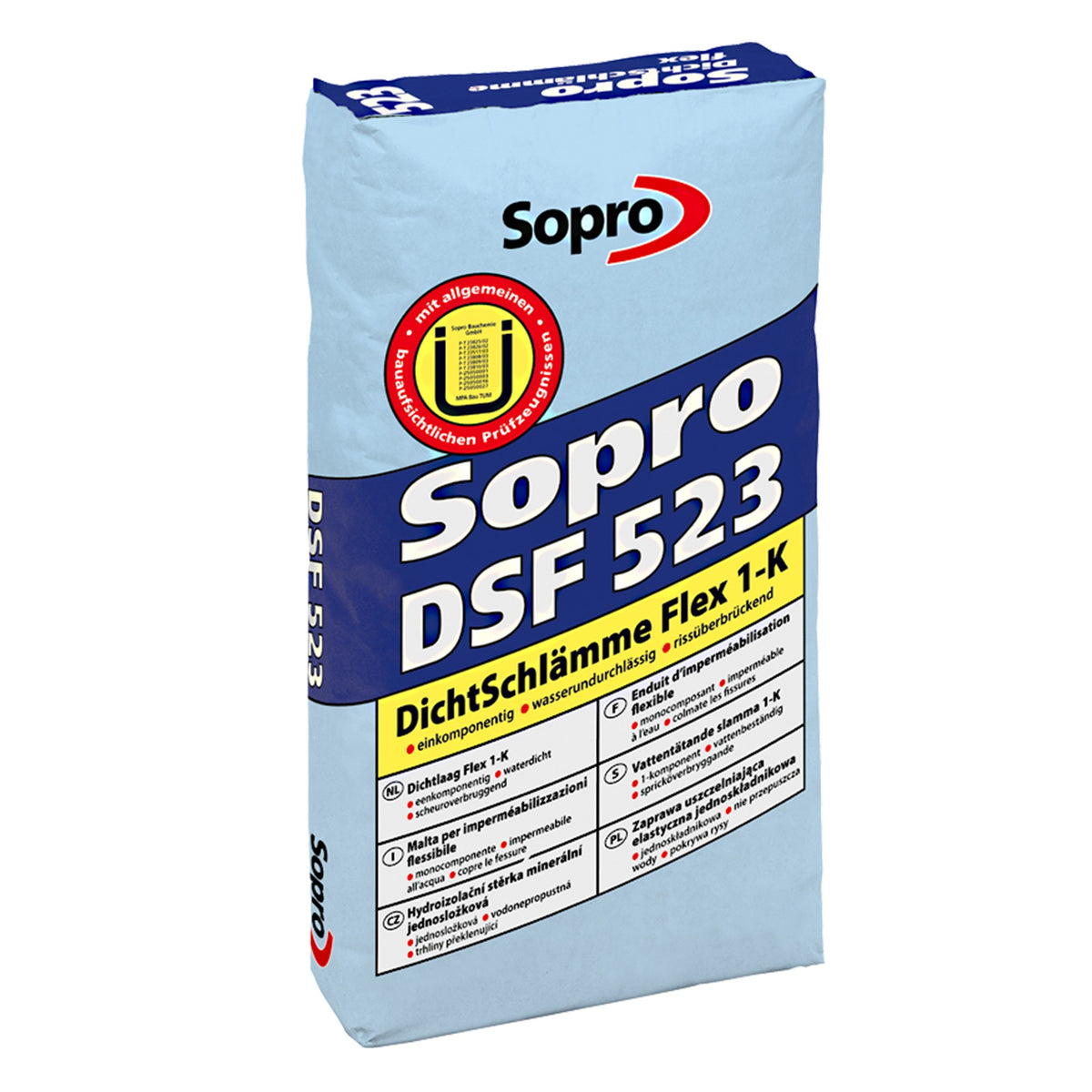 Enduit d'imperméabilisation flexible - Sopro DSF 523 - 20 kg