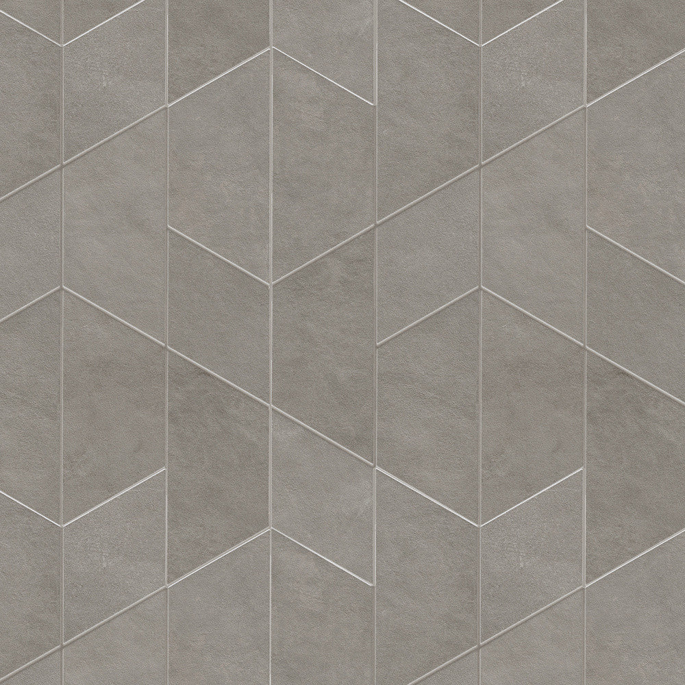 Mosaïque effet Enduit Gris Cendré Trama 35,7x31x0,9 cm Silk Calviro - Mur intérieur