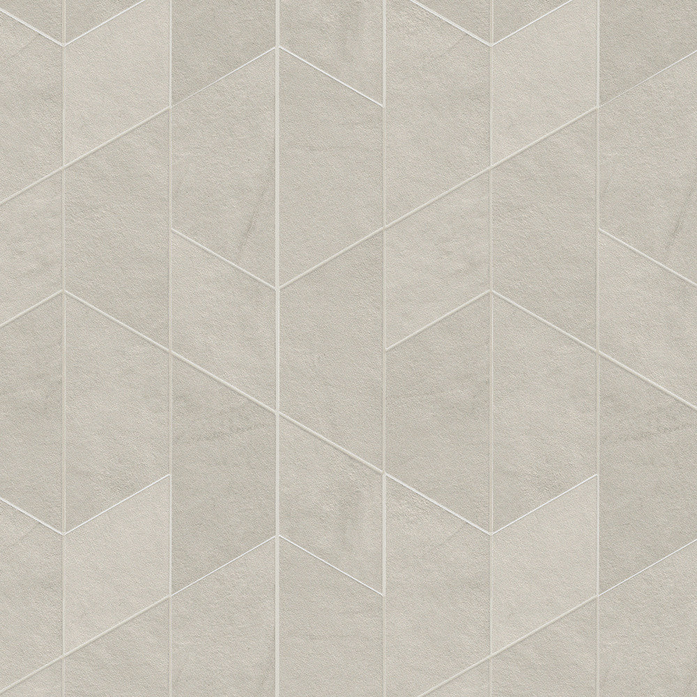 Mosaïque effet Enduit Gris Perle Trama 35,7x31x0,9 cm Silk Calviro - Mur intérieur