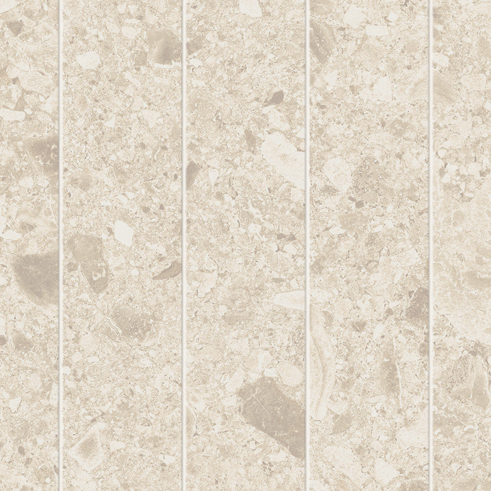 Mosaïque effet Pierre Ceppo di Gré Beige Brick 32x29x0,9 cm Mat Massira - Mur intérieur