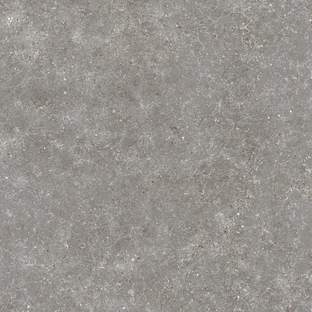 Carrelage effet Pierre Calcaire Gris Fumé 80x80x0,9 cm Mat Domella - Sol et mur intérieur
