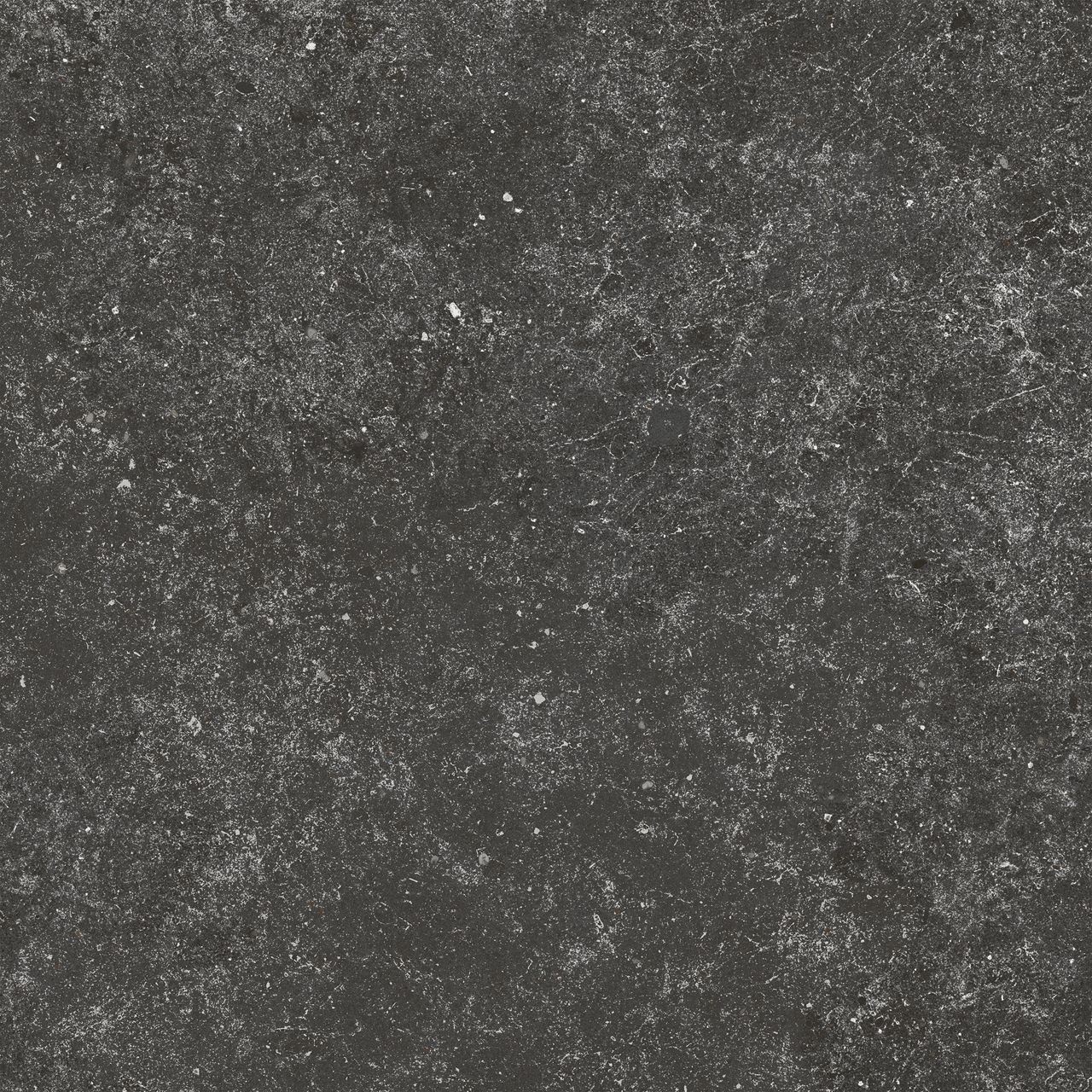 Carrelage effet Pierre Calcaire Gris Carbone 80x80x0,9 cm Mat Domella - Sol et mur intérieur