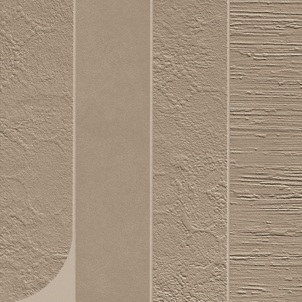 Carrelage effet Béton 3D Blanc Minéral Mix 50x40,5x0,85 cm Mat Benzaro - Mur intérieur