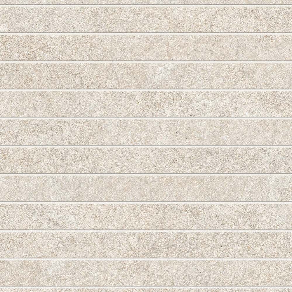 Parement carrelage effet Pierre Quartzite Blanc 60x30x0,9 cm Venturo