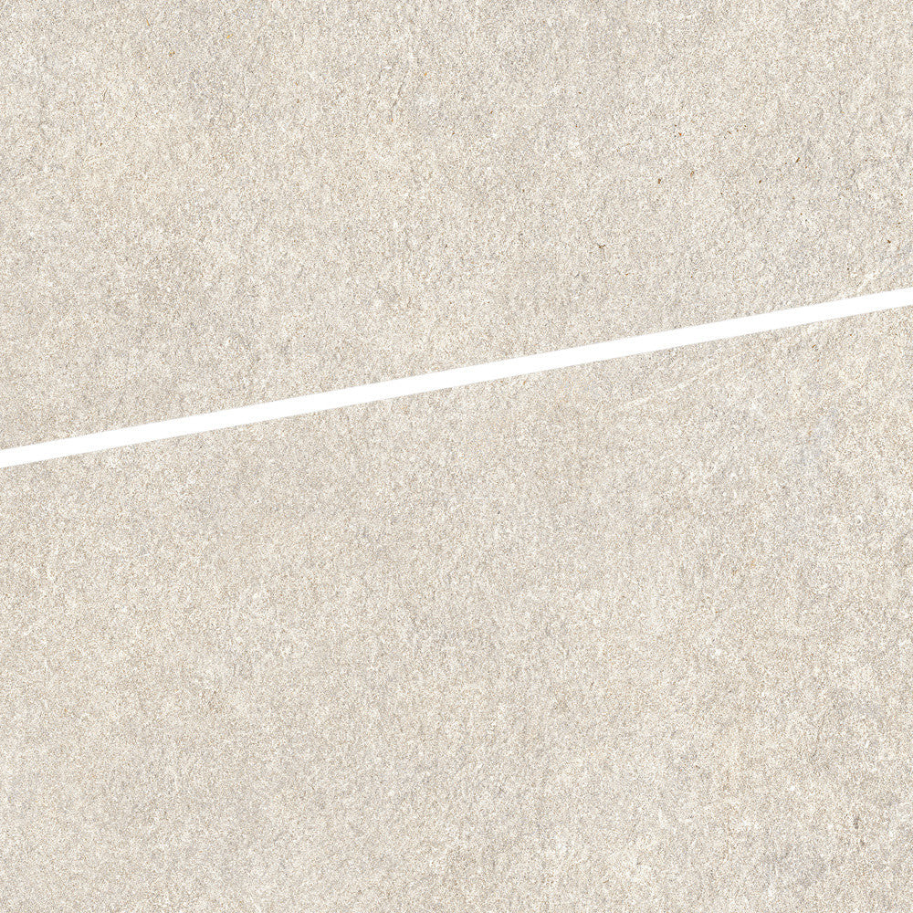 Carrelage effet Pierre Quartzite Blanc Cut Dalle A 120x60x2 cm Venturo - Sol extérieur