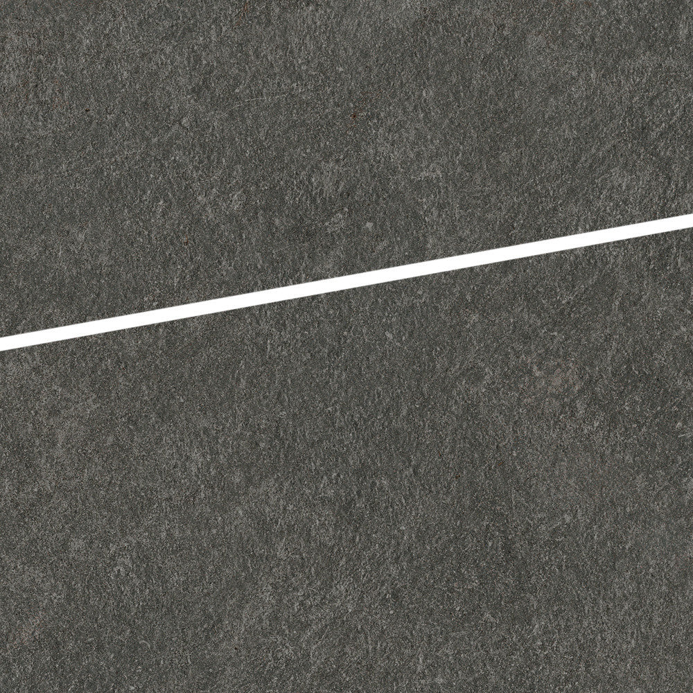 Carrelage effet Pierre Quartzite Gris Carbone Cut Dalle A 120x60x2 cm Venturo - Sol extérieur