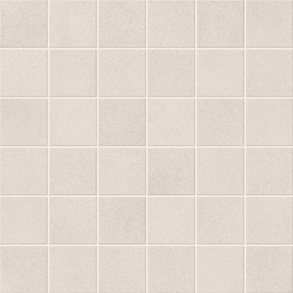 Mosaïque effet Béton Gris Luce 4,8x4,8 cm Quadra 30x30x0,9 cm Mat Montera - Sol et mur intérieur