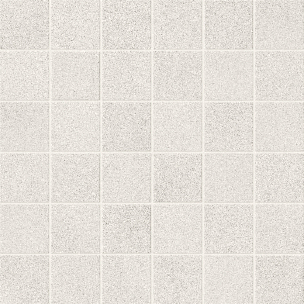 Mosaïque effet Béton Gris Lune 4,8x4,8 cm Quadra 30x30x0,9 cm Mat Montera - Sol et mur intérieur