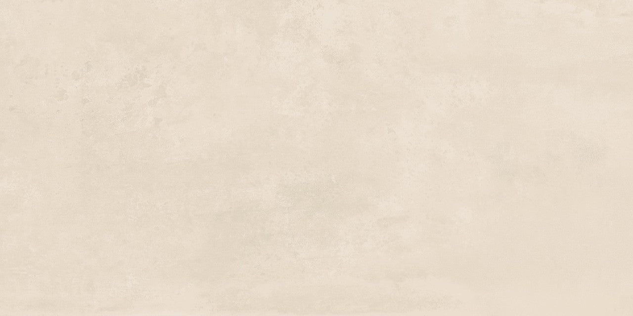 Carrelage effet Béton Beige Ivoire 120x60x0,6 cm Mat Vetrano - Sol et mur intérieur