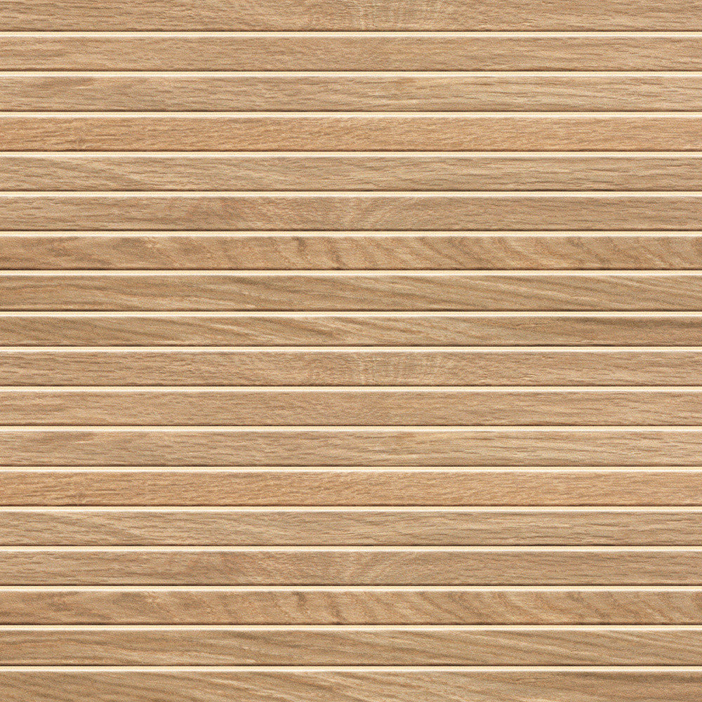 Carrelage effet Bois Chêne Nature Stripe 90x22,5x0,95 cm Mat Olmero - Mur intérieur