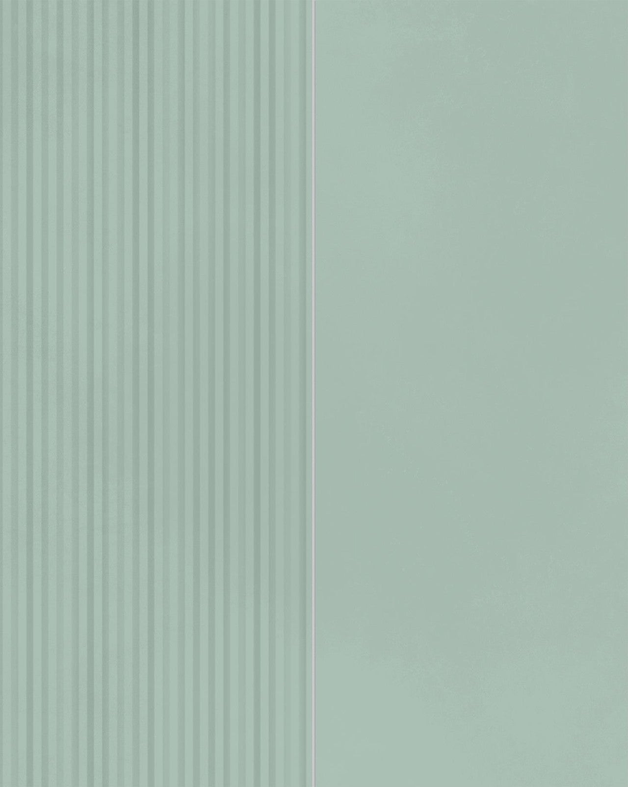 Carrelage effet Béton 3D Vert Argile Linea Mix 50x40x0,85 cm Mat Cortivo - Mur intérieur