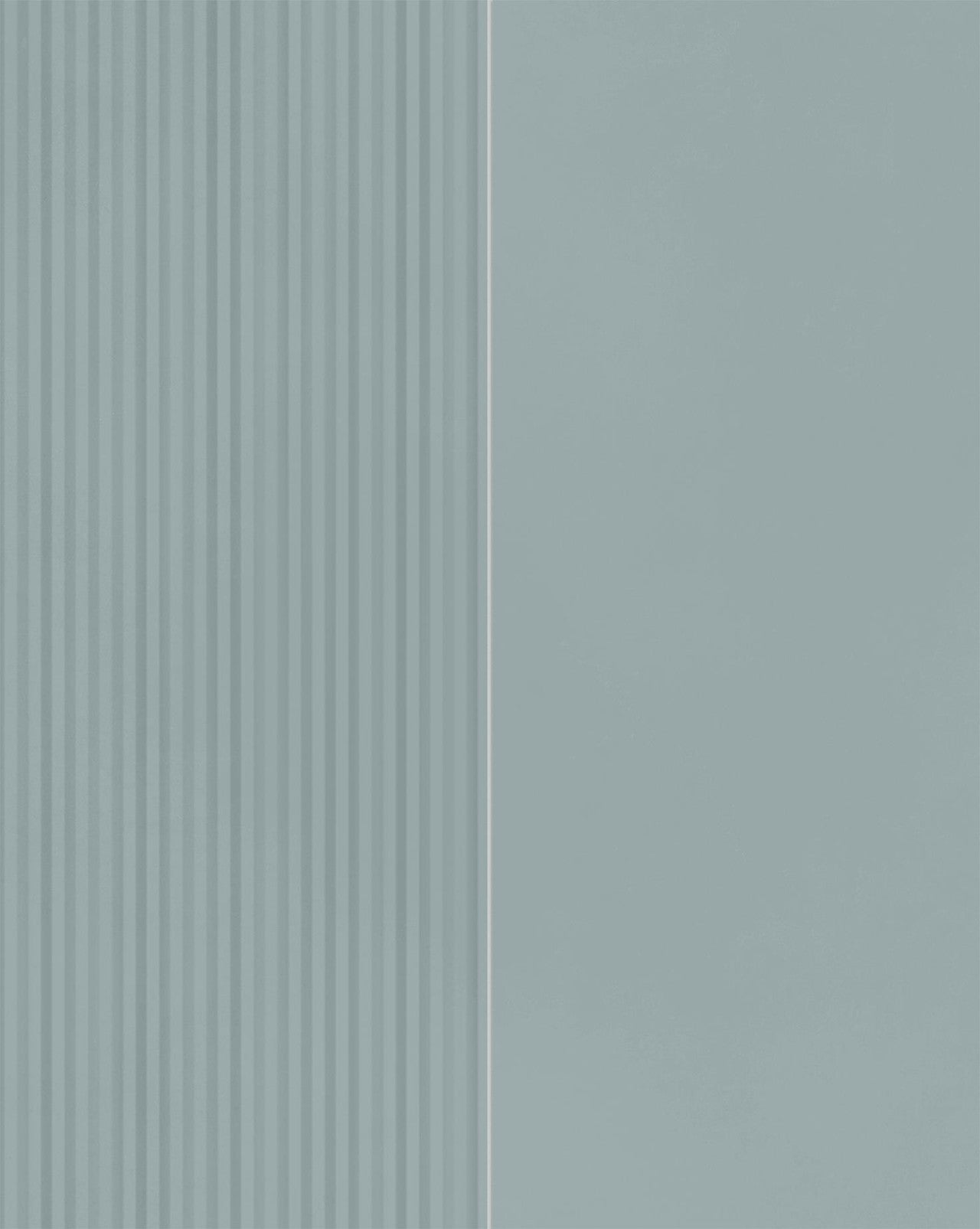 Carrelage effet Béton 3D Bleu Brume Linea Mix 50x40x0,85 cm Mat Cortivo - Mur intérieur