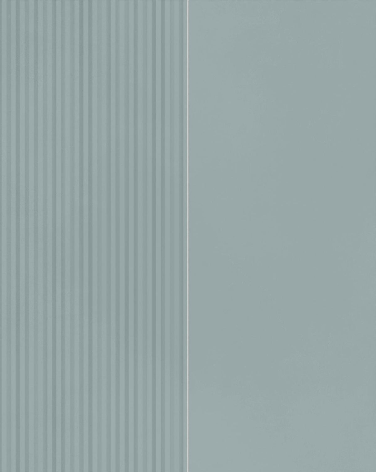 Carrelage effet Béton 3D Bleu Brume Linea Mix 50x40x0,85 cm Mat Cortivo - Mur intérieur