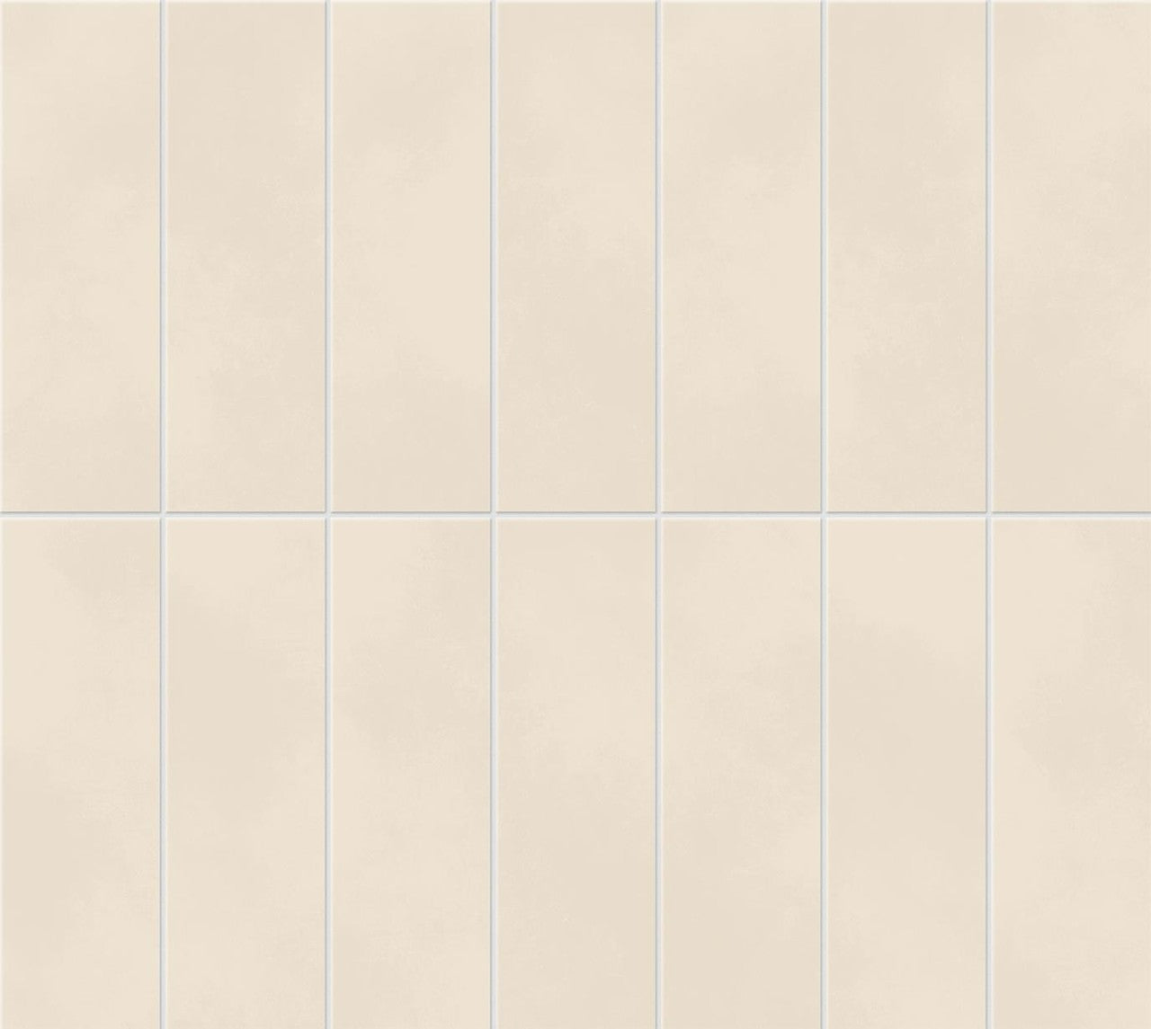 Mosaïque effet Béton Beige Lin Brick 37x33x0,85 cm Mat Cortivo - Mur intérieur