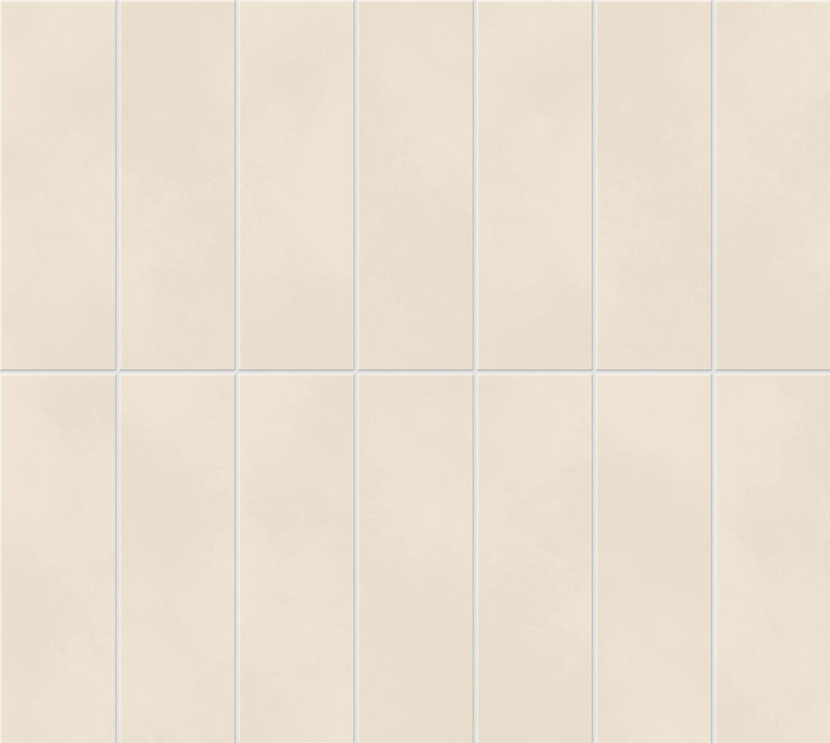 Mosaïque effet Béton Beige Lin Brick 37x33x0,85 cm Mat Cortivo - Mur intérieur