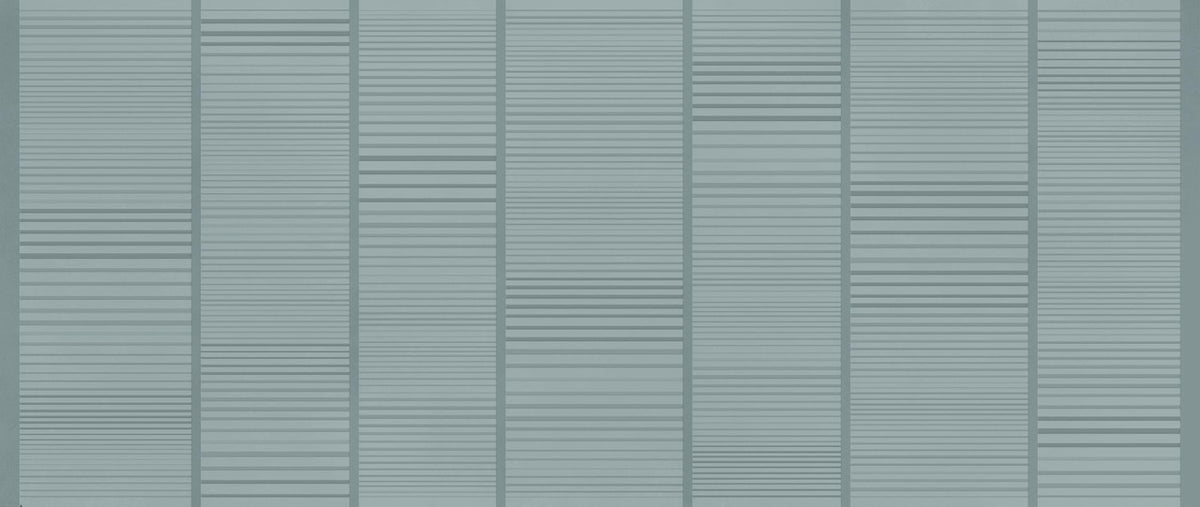 Carrelage effet Béton 3D Bleu Brume Cadenza 120x50x0,85 cm Mat Cortivo - Mur intérieur