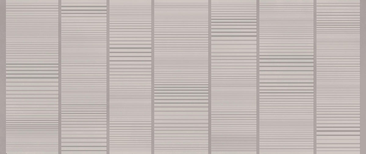 Carrelage effet Béton 3D Gris Taupe Cadenza 120x50x0,85 cm Mat Cortivo - Mur intérieur