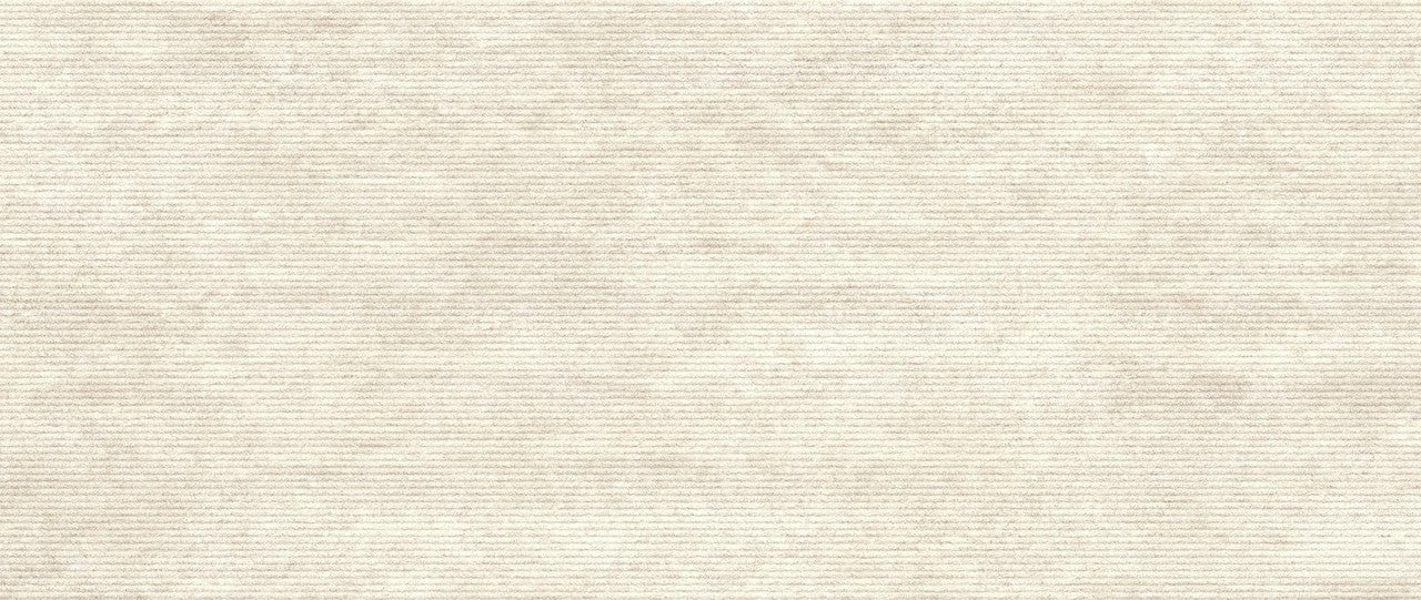 Carrelage effet Travertin 3D Blanc Stripe 120x50x0,85 cm Mat Venerio - Mur intérieur