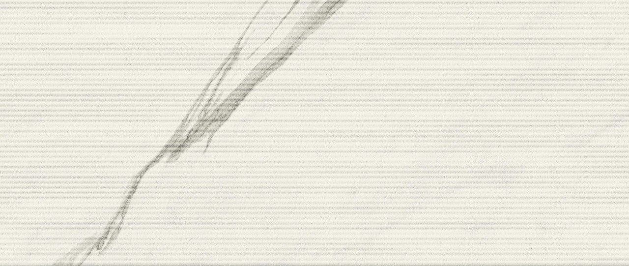 Carrelage effet Marbre 3D Blanc Calacatta Armonia Claw 120x50x0,85 cm Mat Venerio - Mur intérieur