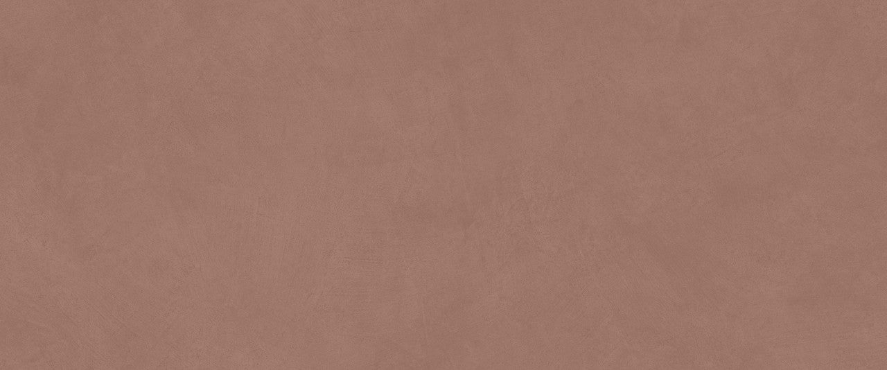 Carrelage effet Béton Rouge Argile 120x50x0,85 cm Mat Talvoro - Mur intérieur