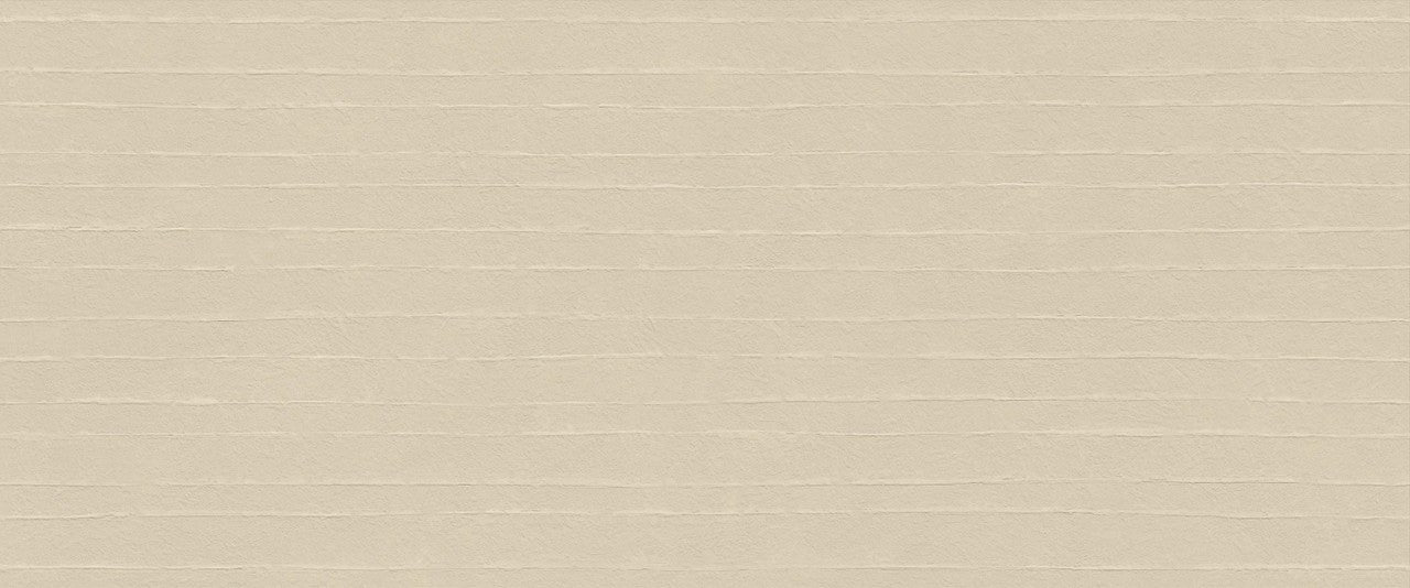 Carrelage effet Béton 3D Beige Chanvre Draw 120x50x0,85 cm Mat Talvoro - Mur intérieur