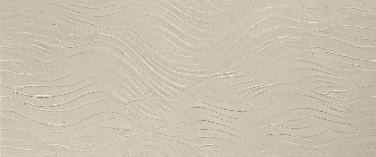 Carrelage effet Béton 3D Gris Ciment Ocean 120x50x0,85 cm Mat Talvoro - Mur intérieur