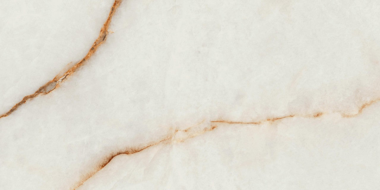 Carrelage effet Marbre Blanc Cristallo 120x60x0,9 cm Velours Sorvella - Sol et mur intérieur