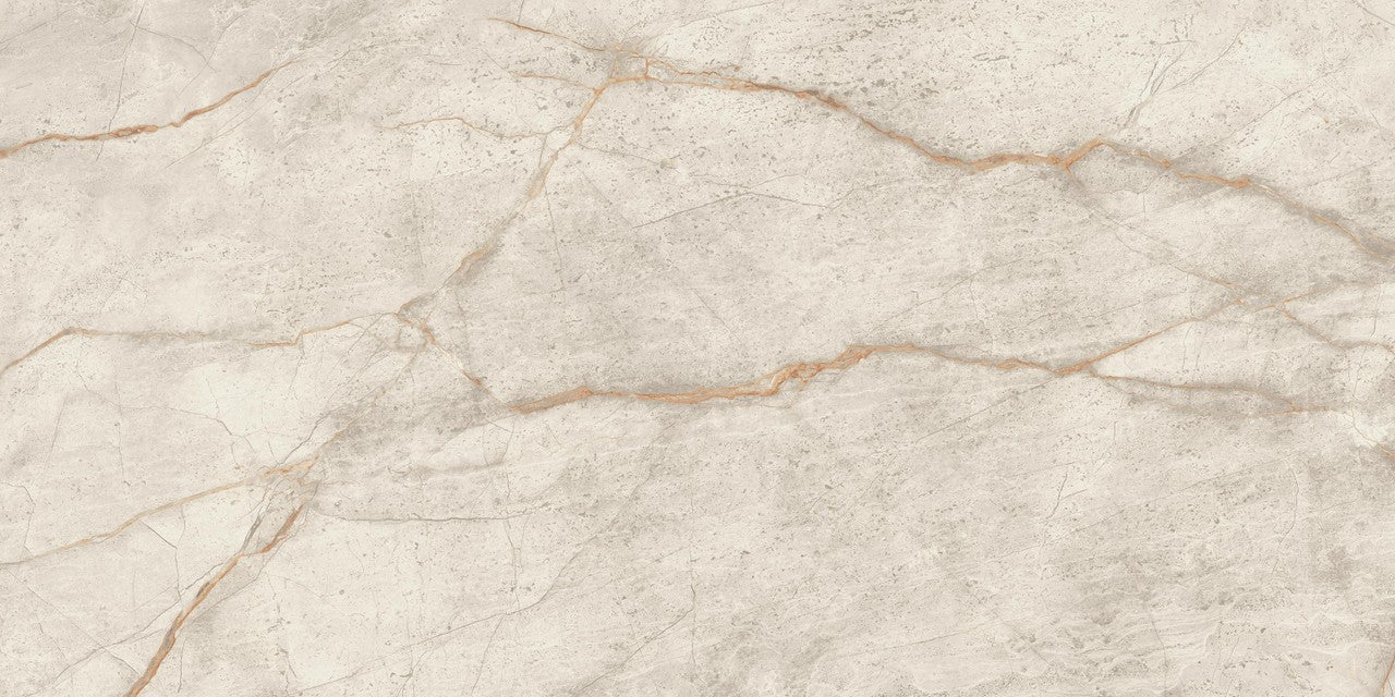 Carrelage effet Marbre Blanc Himalaya 120x60x0,9 cm Velours Sorvella - Sol et mur intérieur