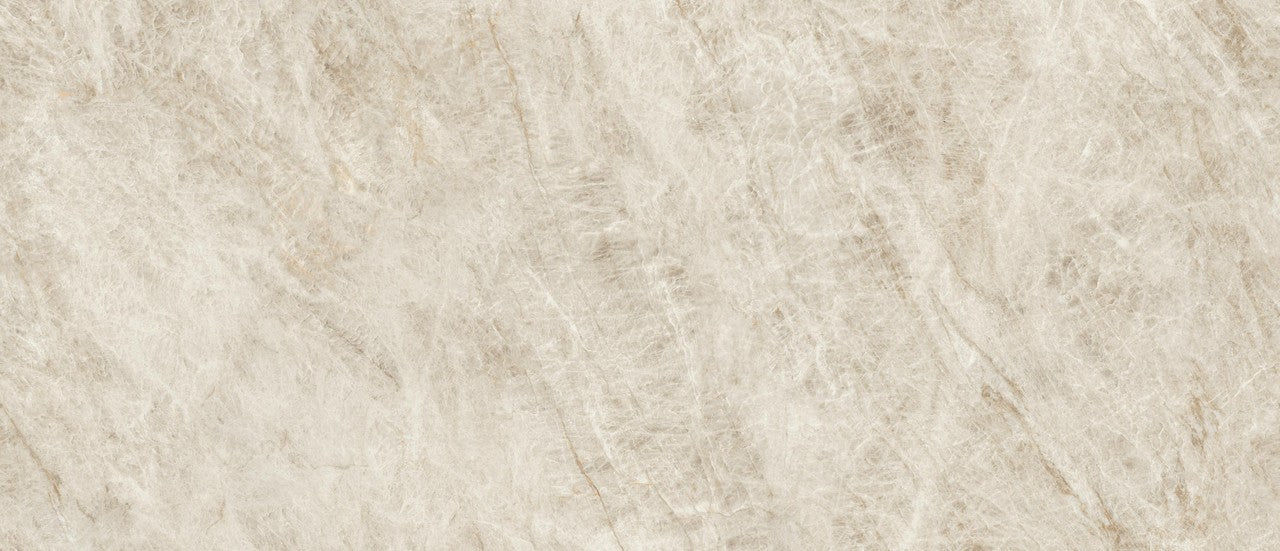 Carrelage effet Marbre Blanc Impérial 278x120x0,6 cm Brillant Sorvella - Mur intérieur