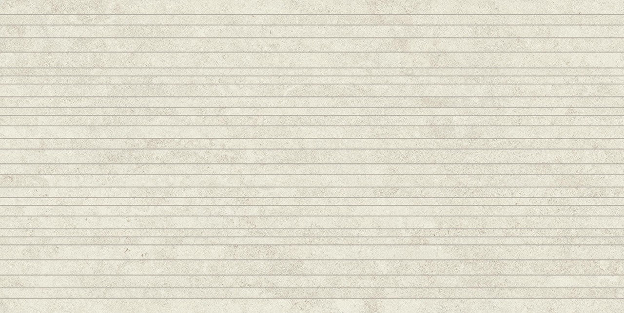 Carrelage effet Pierre Calcaire Ivoire Ridge 120x60x0,9 cm Rocalta - Sol extérieur